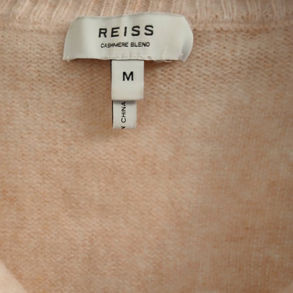 REISS rylee wool & cashmere collar sweater - Picture 4 of 9